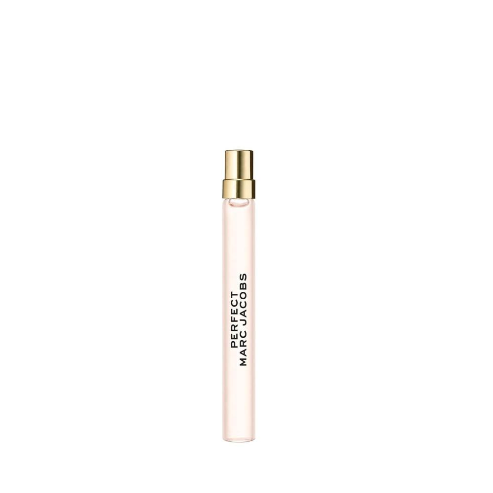 imageMarc Jacobs Perfect Eau de Parfum Floral Womens Perfume With Notes of Rhubarb Daffodil Almond Milk ampamp Cashmeran033 fl oz Travel Spray