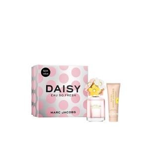 Marc Jacobs Daisy Eau So Fresh EDT 2pc Gift Set ($224 value) -EDT 2.5oz, Body Lotion 2.5oz – With Notes of Raspberry, Rose & Soft Musks – Floral Women’s Perfume