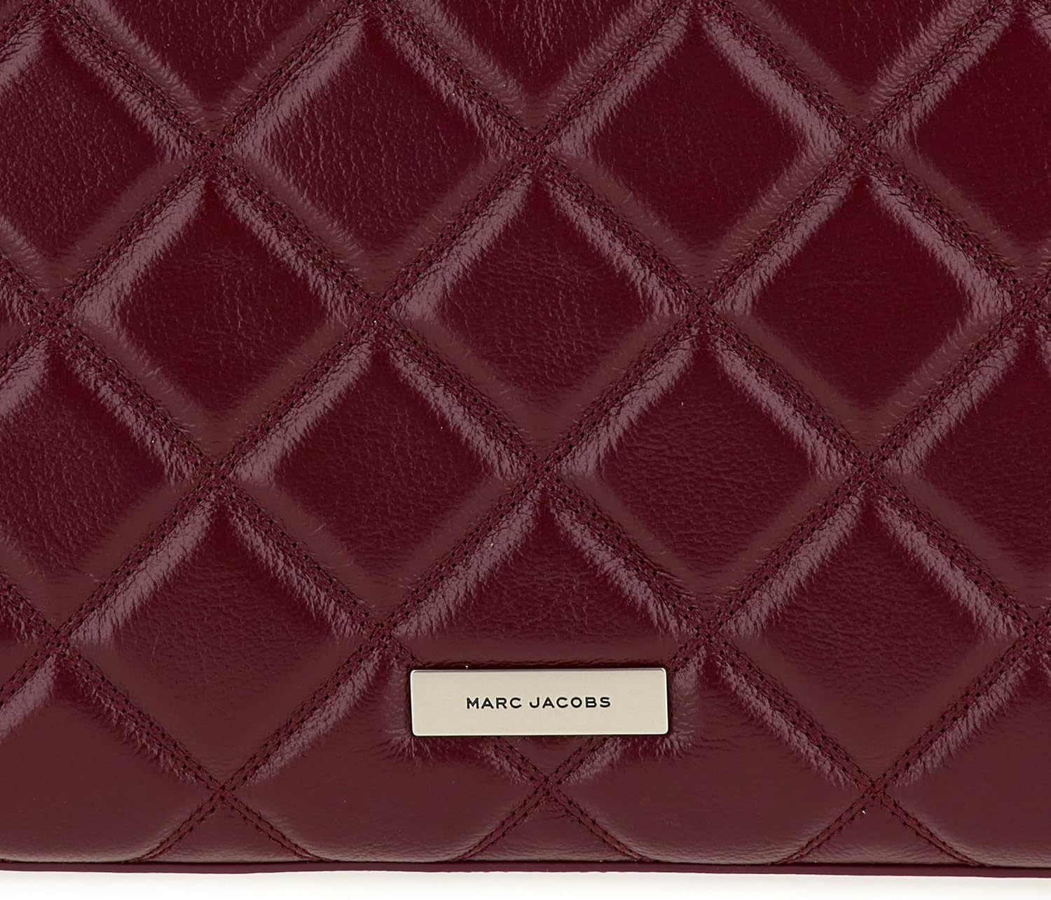 image:imageMARC JACOBS Womens The Dual Satchel Bag Dark Plum Taglia UNICA