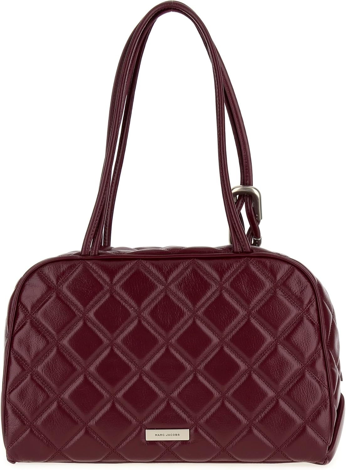 image:imageMARC JACOBS Womens The Dual Satchel Bag Dark Plum Taglia UNICA