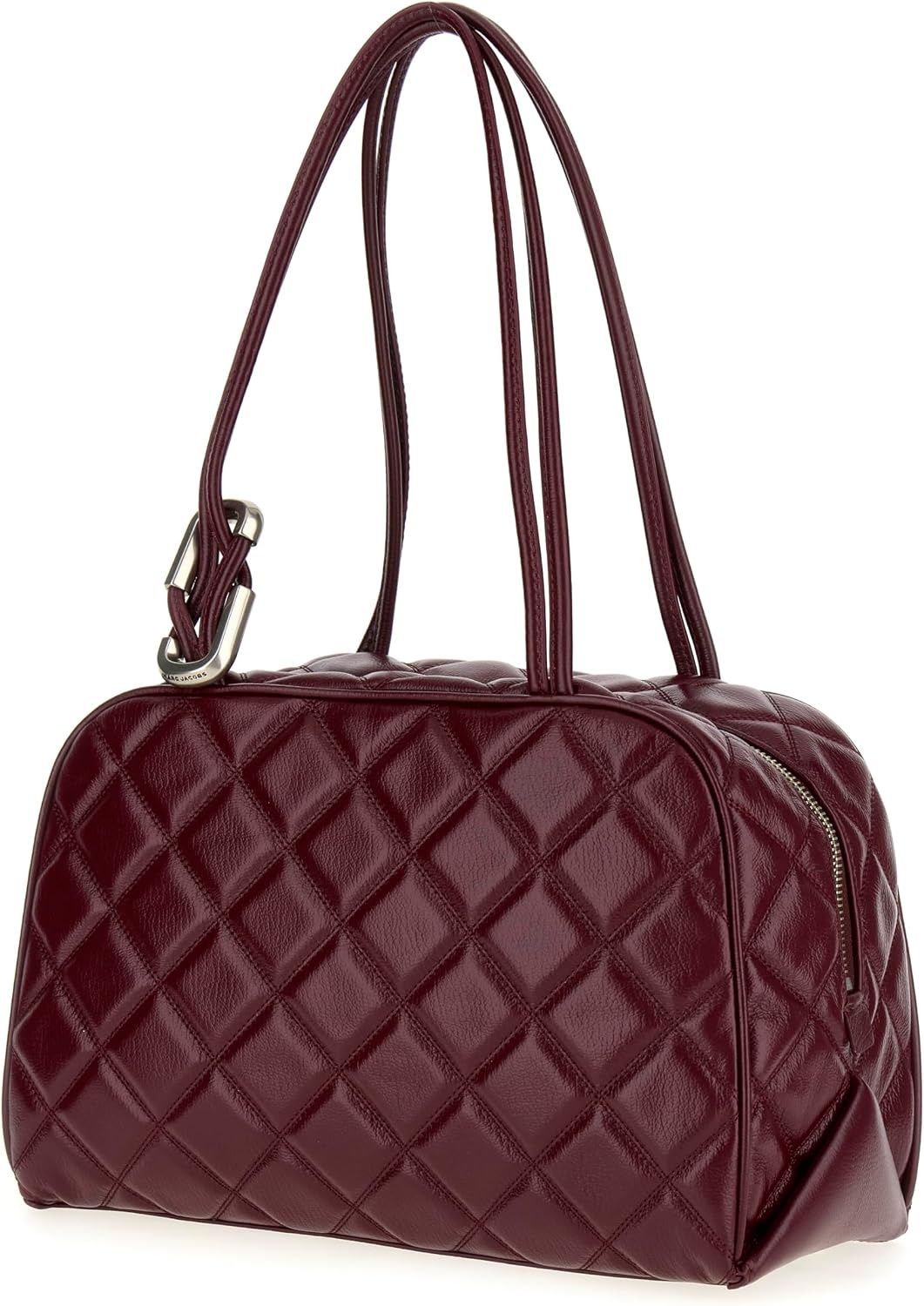 image:imageMARC JACOBS Womens The Dual Satchel Bag Dark Plum Taglia UNICA