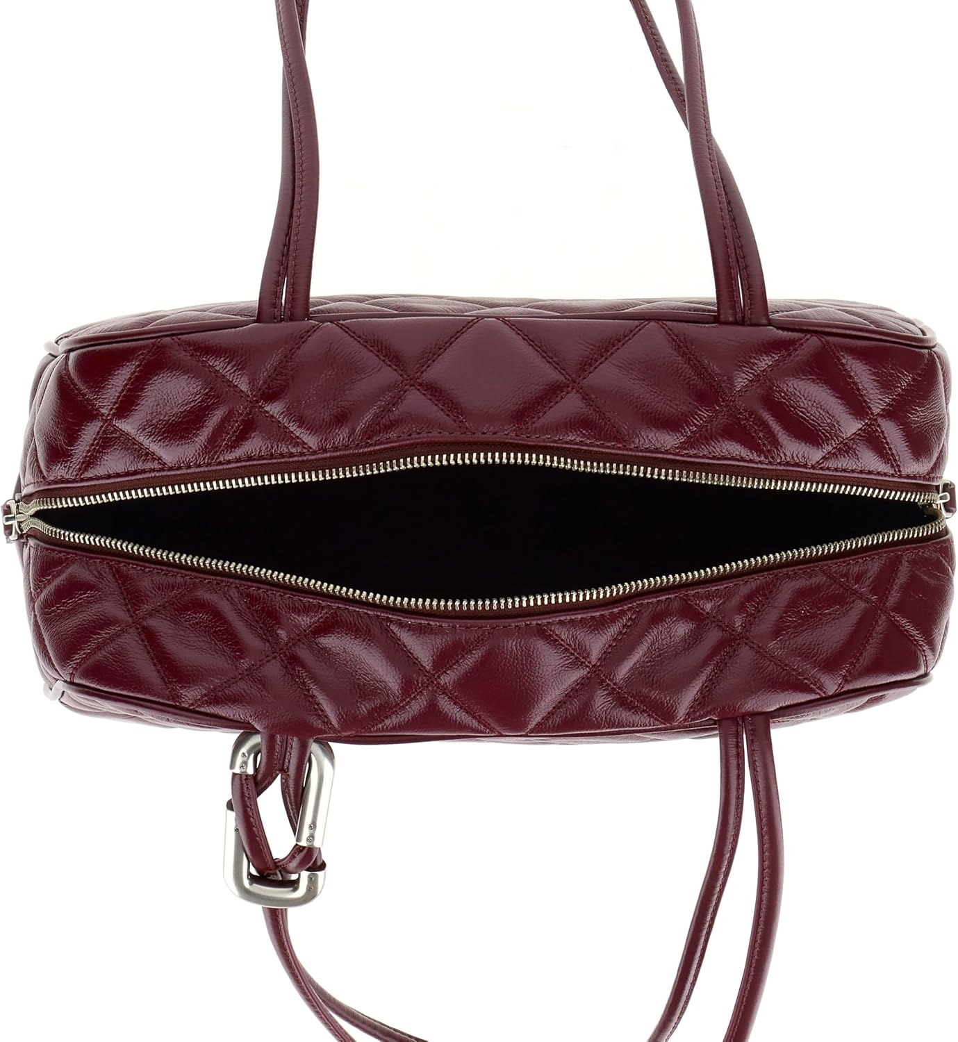 image:imageMARC JACOBS Womens The Dual Satchel Bag Dark Plum Taglia UNICA