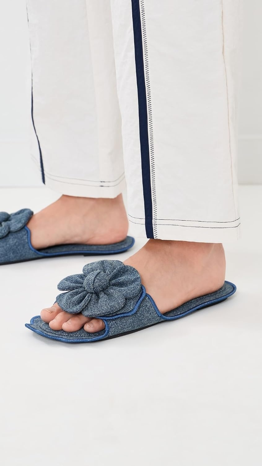 image:imageMarc Jacobs Womens The Daisy SandalsMedium Wash Indigo