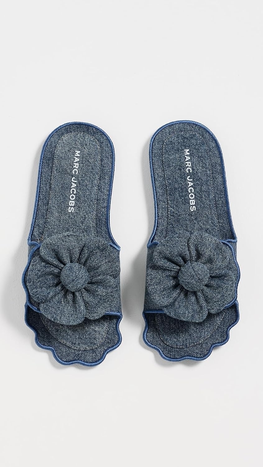 image:imageMarc Jacobs Womens The Daisy SandalsMedium Wash Indigo