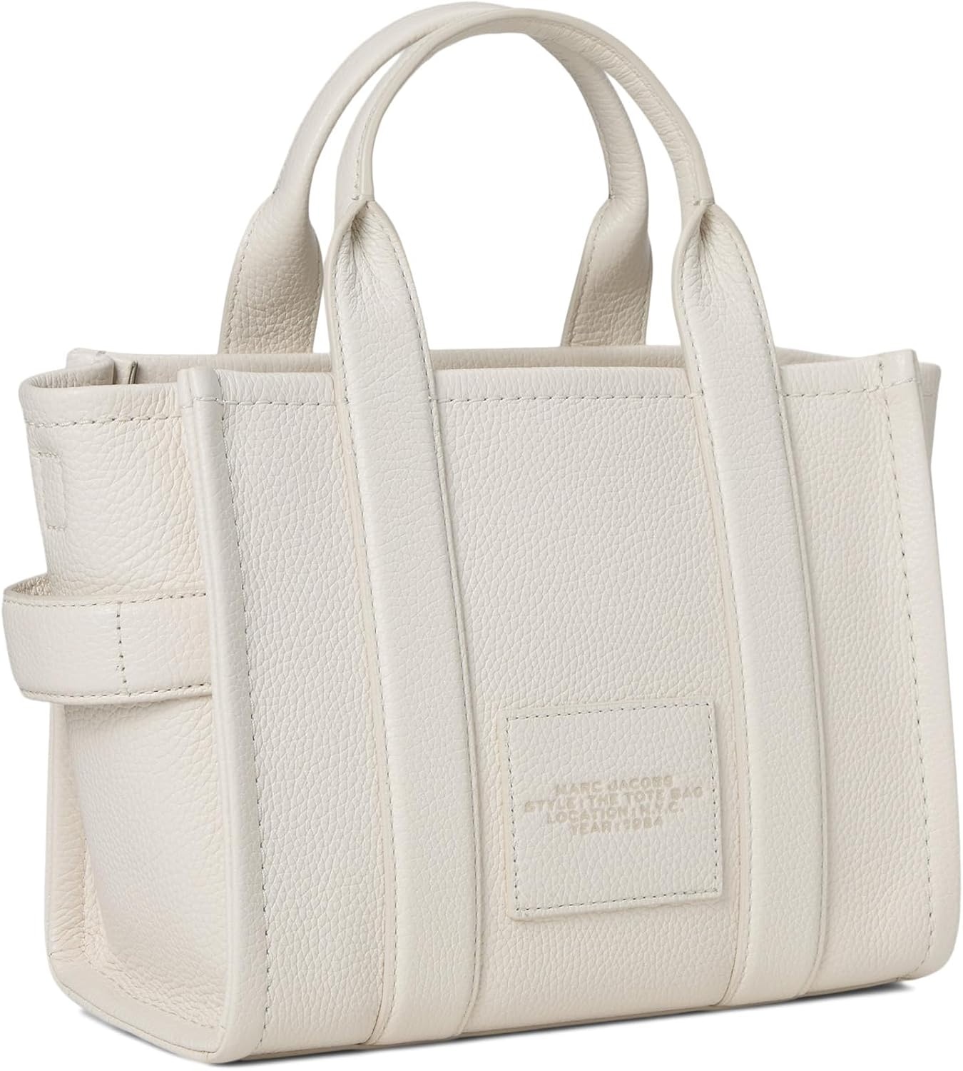 image:imageMarc Jacobs Womens The Leather Small Tote BagCottonSilver