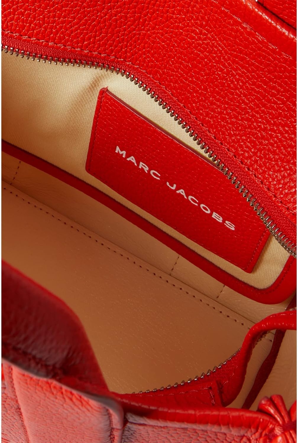 image:imageMarc Jacobs Womens The Leather Small Tote BagElectric Orange