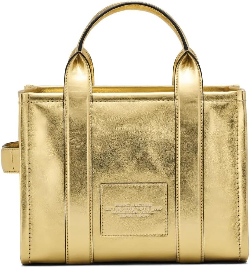 image:imageMarc Jacobs Womens The Leather Small Tote BagGold