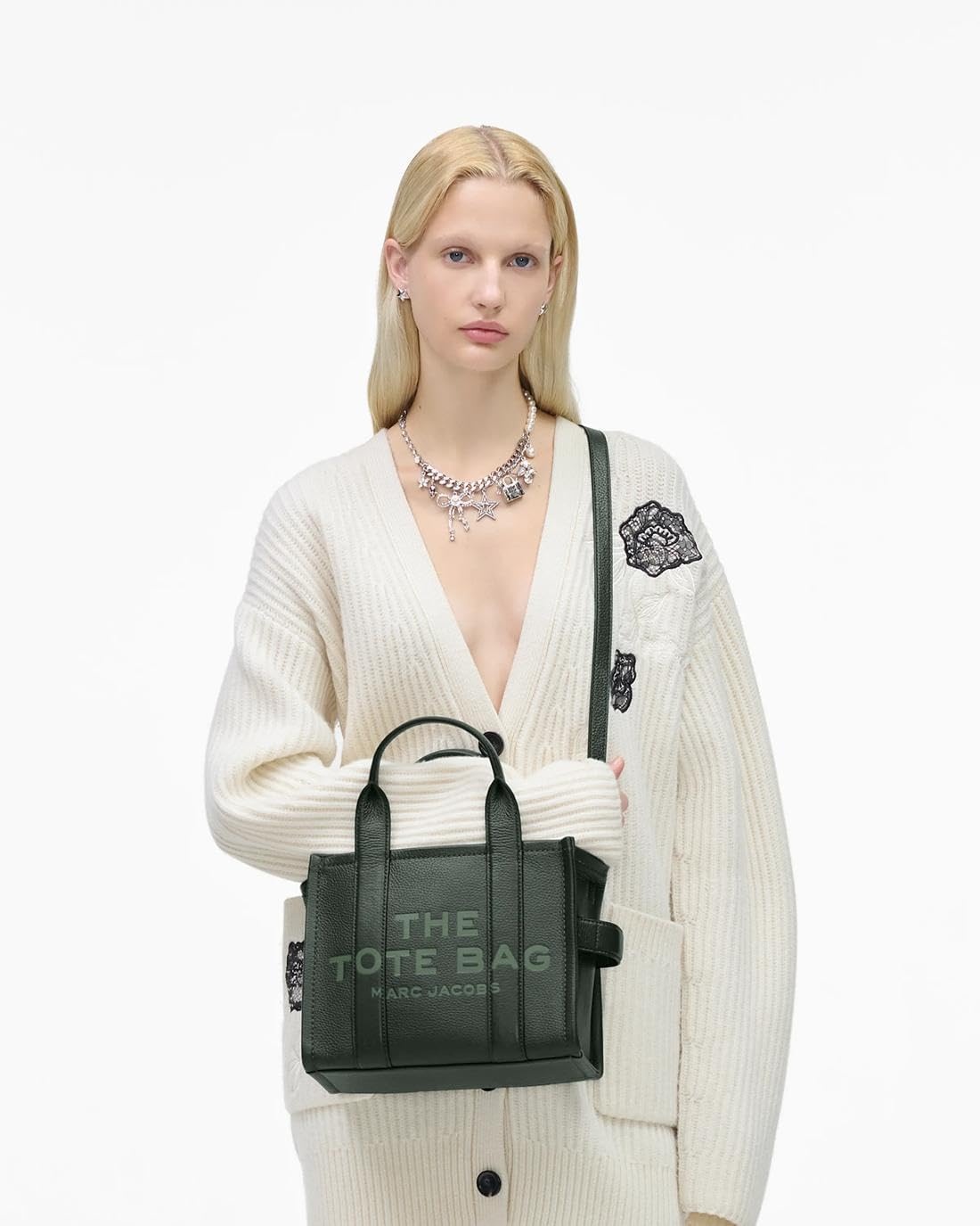 image:imageMarc Jacobs Womens The Leather Small Tote BagIvy