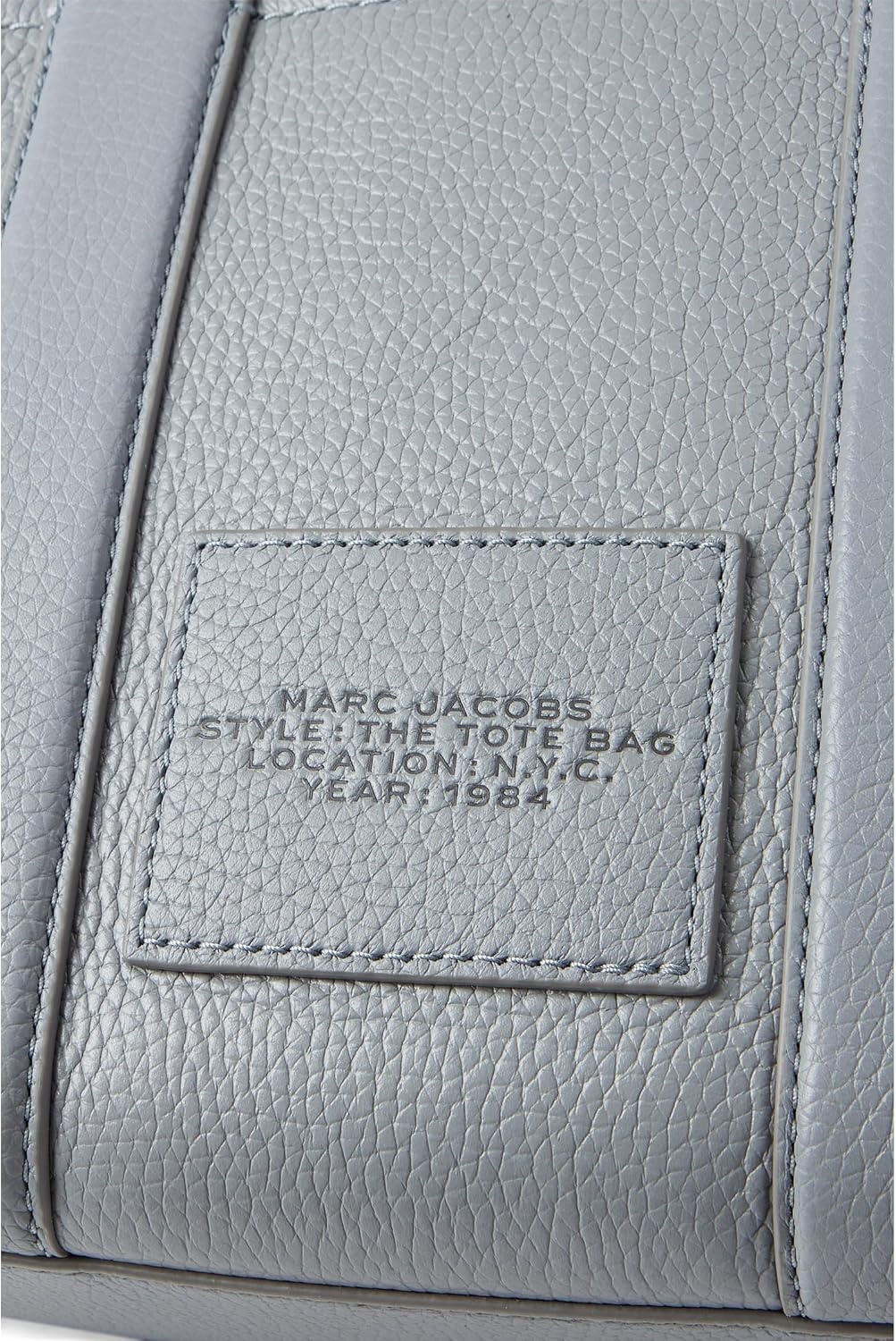 image:imageMarc Jacobs Womens The Leather Small Tote BagWolf Grey