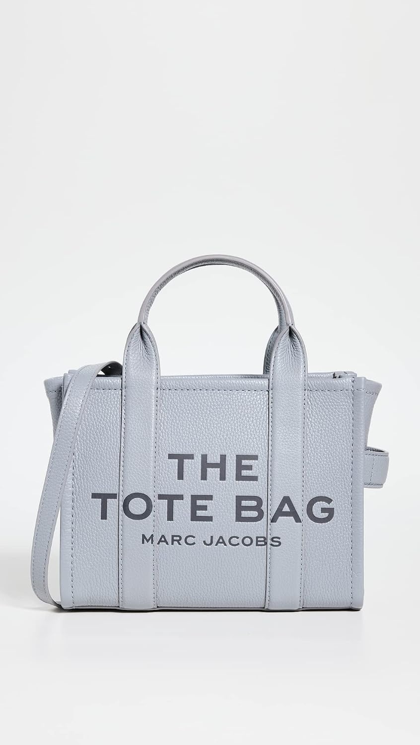 image:imageMarc Jacobs Womens The Leather Small Tote BagWolf Grey
