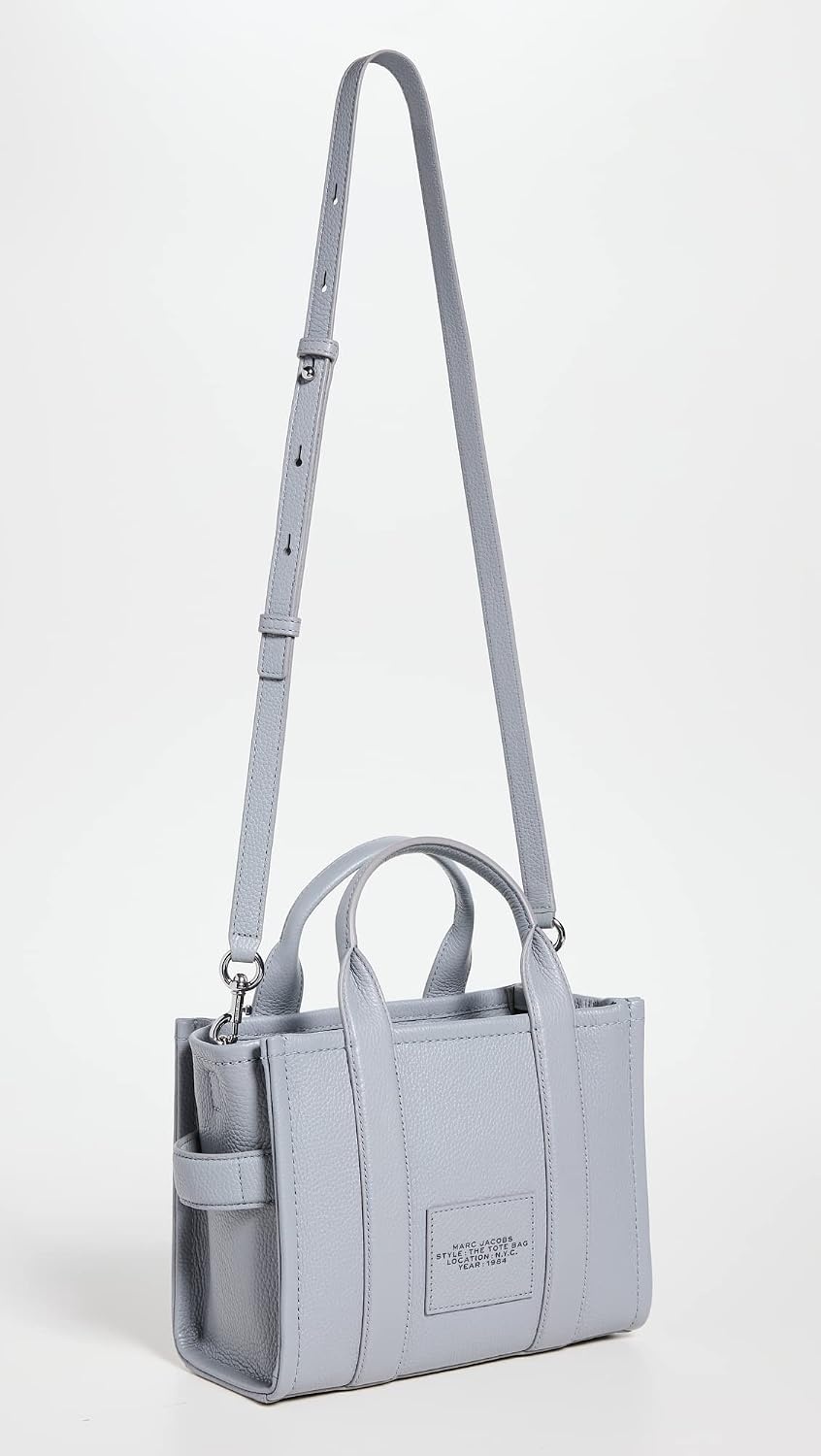 image:imageMarc Jacobs Womens The Leather Small Tote BagWolf Grey