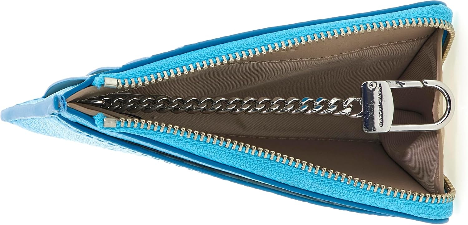 image:imageMarc Jacobs Womens The Leather Top Zip Multi Wallet Cloud Blue OnesizePool