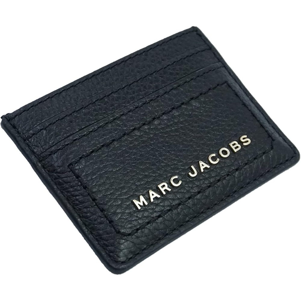 image:imageMarc Jacobs S102L01FA21001 Black With Gold Hardware Womens Leather Card CaseBlack