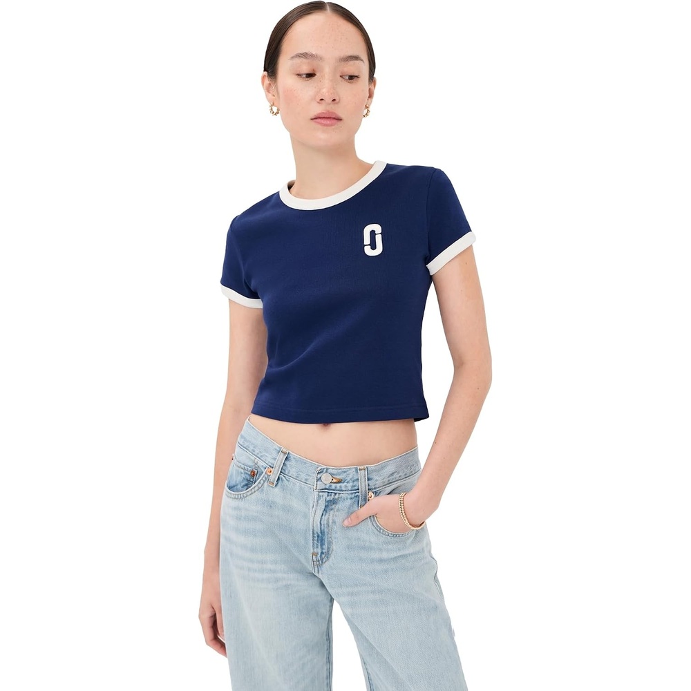 image:imageMarc Jacobs Womens Pop J Marc Ringer Baby TeeNavy Multi
