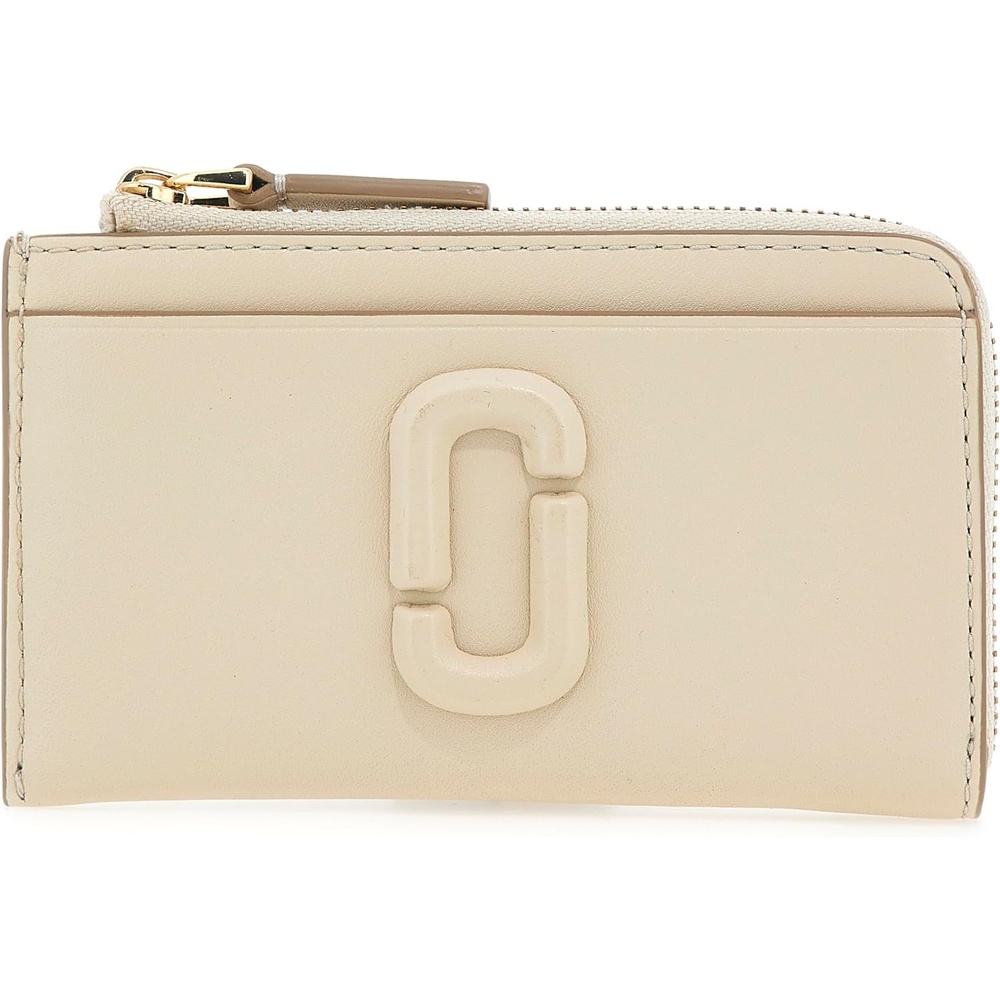 image:imageMarc Jacobs Womens The Leather J Marc Top Zip Multi WalletCloud White