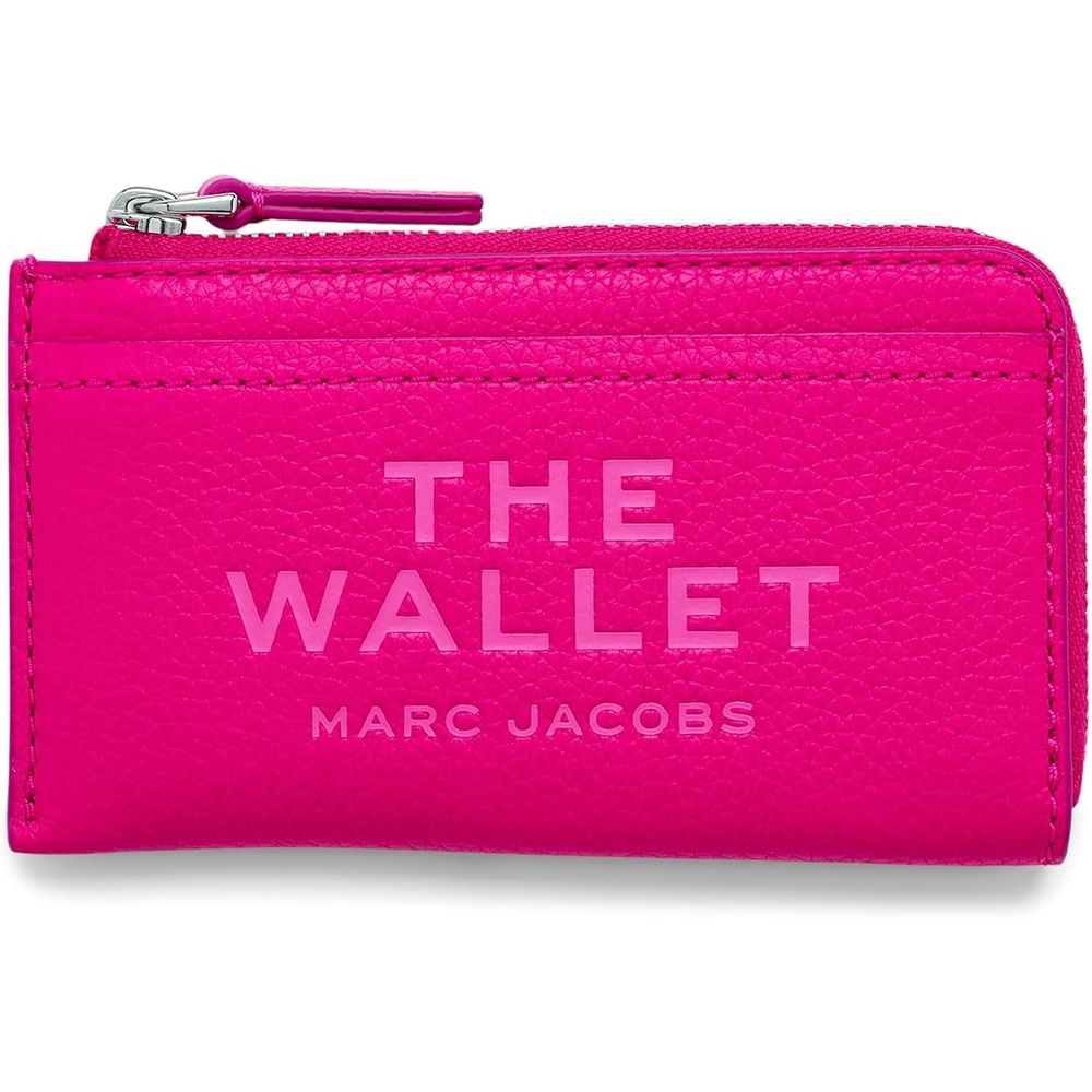 image:imageMarc Jacobs Womens The Leather Top Zip Multi Wallet Cloud Blue OnesizeHot Pink