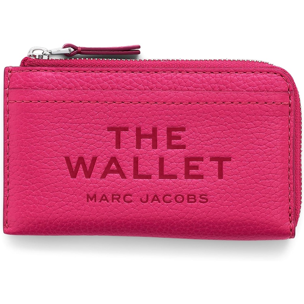 image:imageMarc Jacobs Womens The Leather Top Zip Multi Wallet Cloud Blue OnesizeRaspberry Pink