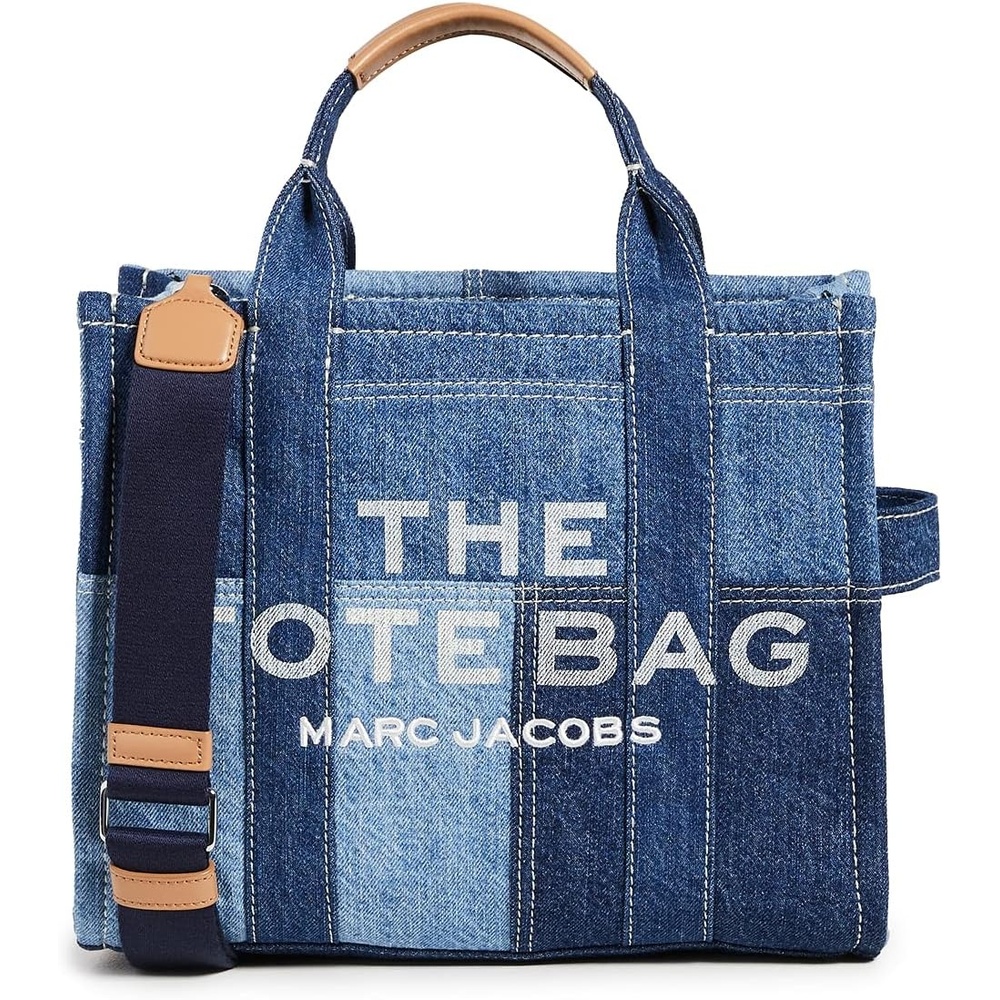 image:imageMarc Jacobs Womens The Leather Tote BagBlue Denim