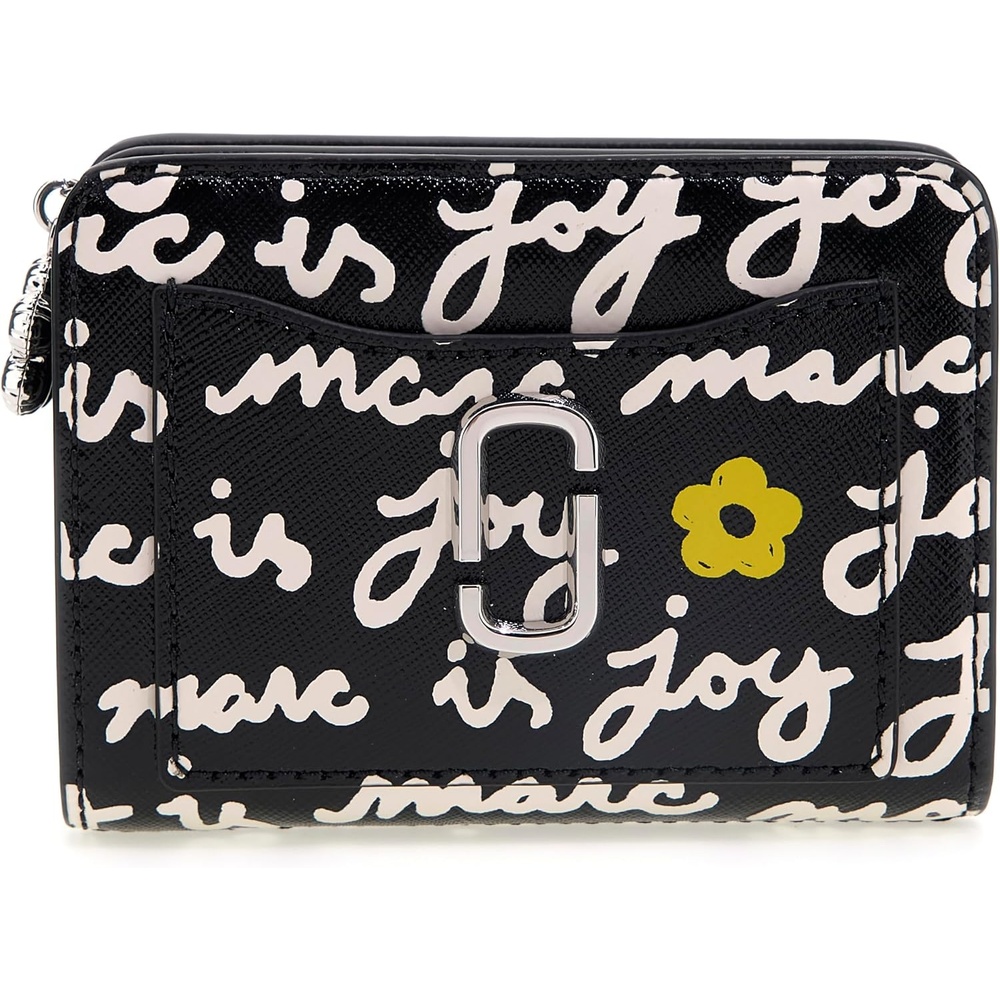 image:imageMarc Jacobs Womens The Mini Compact Wallet camel One SizeBlack Multi