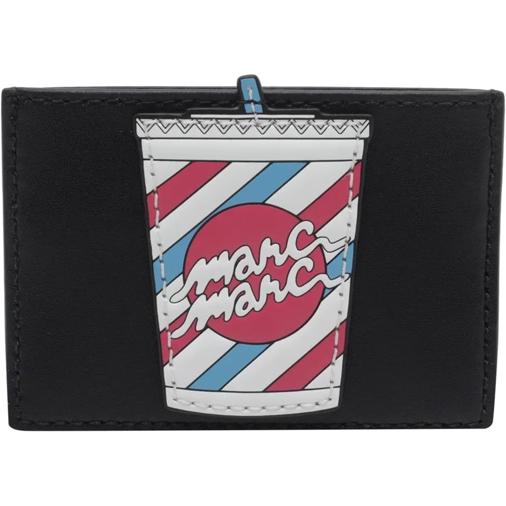 image:imageMarc Jacobs Womens The Pop J Marc Card Case Powder Pink One SizeBlack Multi