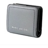 Marc Jacobs Groove Mini Top Stitched Compact Zip Leather Wallet for Women (Rose)(Concrete)