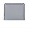 Marc Jacobs Groove Mini Top Stitched Compact Zip Leather Wallet for Women (Rose)(Concrete)