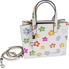Marc Jacobs Mini Grind Tote Top Handle Small(Flowers White Multi)