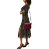 Marc Jacobs Rider Leather Crossbody Bag(Pomegranate)
