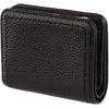 Marc Jacobs S101L01SP21 Black With Gold Hardware Top Stitched Compact Zip Women’s Leather Wallet