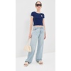 Marc Jacobs Women’s Pop J Marc Ringer Baby Tee(Navy Multi)