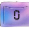 Marc Jacobs Womens The Blurred Floral Snapshot Mini Compact Wallet Ribbon Pink Multi One Size One Size(Blue Multi)