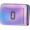 Marc Jacobs Womens The Blurred Floral Snapshot Mini Compact Wallet Ribbon Pink Multi One Size One Size(Blue Multi)