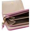 Marc Jacobs Womens The Blurred Floral Snapshot Mini Compact Wallet Ribbon Pink Multi One Size One Size(Ribbon Pink Multi)