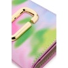 Marc Jacobs Womens The Blurred Floral Snapshot Mini Compact Wallet Ribbon Pink Multi One Size One Size(Ribbon Pink Multi)