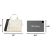 Marc Jacobs Women’s The Canvas Small Tote Bag(Beige)