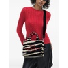 Marc Jacobs Women’s The Canvas Small Tote Bag(Black/White Zebra)