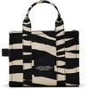 Marc Jacobs Women’s The Canvas Small Tote Bag(Black/White Zebra)