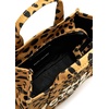 Marc Jacobs Women’s The Canvas Small Tote Bag(Cheetah Black Multi)