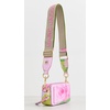 Marc Jacobs Women’s The Jelly Snapshot Bag(Ribbon Pink Multi)