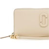 Marc Jacobs Womens The Leather Covered J Marc Continental Wallet Cement Onesize(Cloud White)