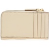 Marc Jacobs Women’s The Leather J Marc Top Zip Multi Wallet(Cloud White)