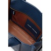 Marc Jacobs Women’s The Leather Small Tote Bag(Blue Sea)