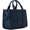 Marc Jacobs Women’s The Leather Small Tote Bag(Blue Sea)