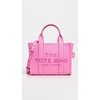 Marc Jacobs Women’s The Leather Small Tote Bag(Bow Pink)
