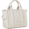 Marc Jacobs Women’s The Leather Small Tote Bag(Cotton/Silver)
