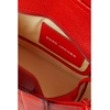 Marc Jacobs Women’s The Leather Small Tote Bag(Electric Orange)