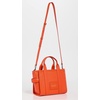 Marc Jacobs Women’s The Leather Small Tote Bag(Electric Orange)