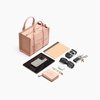 Marc Jacobs Women’s The Leather Small Tote Bag(Metallic Silver)