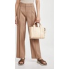 Marc Jacobs Women’s The Leather Small Tote Bag(Twine)