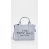 Marc Jacobs Women’s The Leather Small Tote Bag(Wolf Grey)